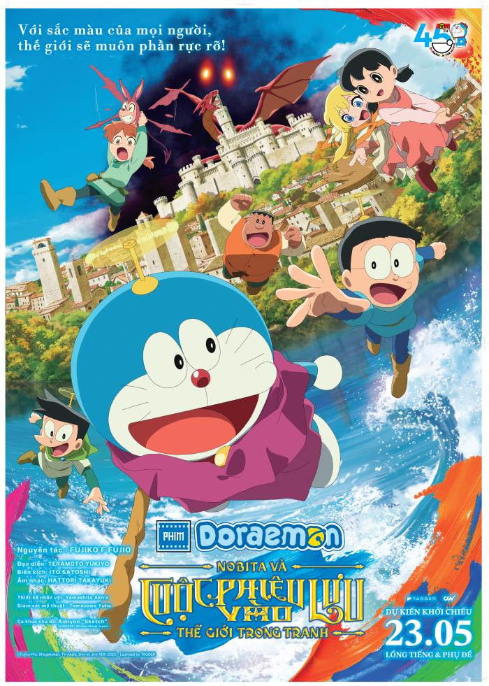 Doraemon Movie 44: Nobita Và Cuộc Phiêu Lưu Vào Thế Giới Trong Tranh